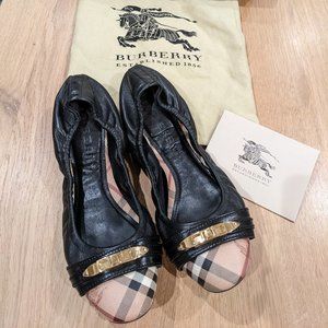 Burberry Haymarket Aston Ballerina Flat
